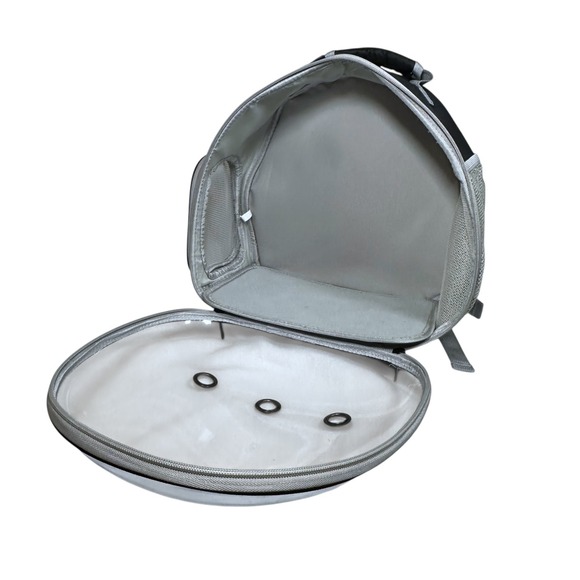 Clear Bubble Pet Carrier Backpack Black Gray Travel Hiking Outdoor Adventures - Picture 8 of 9